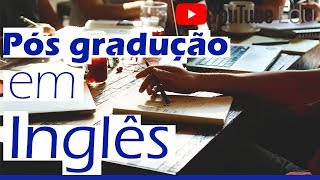 Como se fala graduação e pós em inglês  Como se diz graduado em inglês [upl. by Yumuk748]