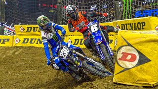 Detroit Supercross Haiden Deegan RAW Motos [upl. by Ariay]