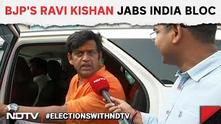 Gorakhpur Voting News  BJPs Ravi Kishan Jabs INDIA Bloc quotTheir Last Meetingquot [upl. by Artimid]