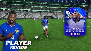 85 THURAM SBC PLAYER REVIEW  FC 25 ULTIMATE TEAM [upl. by Celtic319]