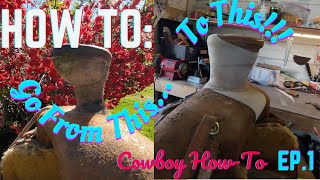 How to Build Up a Saddle Horn with Bondo [upl. by Elijah700]