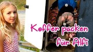 Lia amp Alfi  Urlaub mit Pony  Alfis quotKofferquot packen [upl. by Orsay]