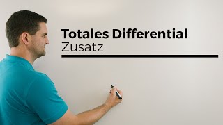 Totales Differential Zusatz Beispiel an Tangentengleichung Unimathematik  Mathe by Daniel Jung [upl. by Aicercal]