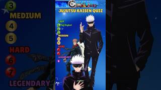 JUJUTSU KAISEN Character Quiz Challenge Can You Guess Them jujutsukaisen jujutsu quiz [upl. by Natica]