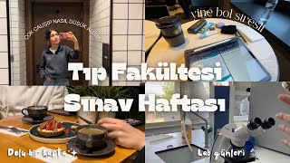 TIP FAKÜLTESİ SINAV HAFTASIbol çalışmahayal kırıklığıhaftalık vlog haftalıkvlog tıpfakültesi [upl. by Aikenahs768]