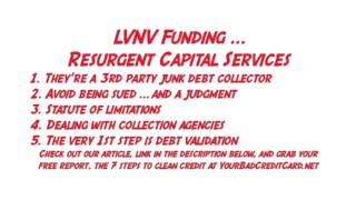 LVNV Funding  Resurgent Capital Services [upl. by Pickens]