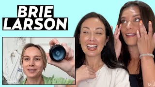 Reacting to The Marvels Actress Brie Larsons Skincare Routine with a Cosmetic Chemist  Susan Yara [upl. by Rexer]