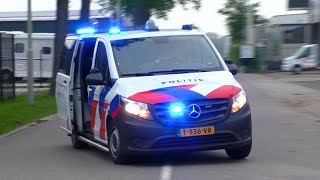 Open deur Officier van Dienst Geneeskunde en Politie met spoed naar een MMT inzet in Kapelle [upl. by Alym703]