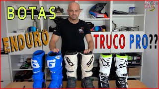 Las mejores botas de Enduro para tu moto off road y truco PRO para mejorarlas😜✌😃‼ [upl. by Borroff]