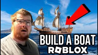 Building a boat for Treasure  Roblox [upl. by Padriac]