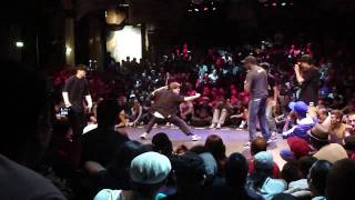 World Bboy Classic 2010  18 finals  Rugged Solutions vs Lamine amp Lil G [upl. by Ulphi]