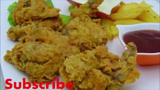 Crispy Fried Chicken Wings Recipe l Chicken Recipe l Fry chicken Wings KFC style [upl. by Dollar]