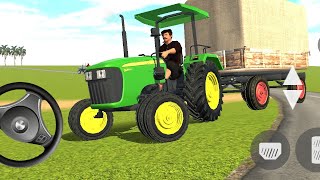 TRANSPORTING tractor driving 3d fs22 John Deere 🦌tractor Offroding Android gameplay gta5 gtav [upl. by Amehr]