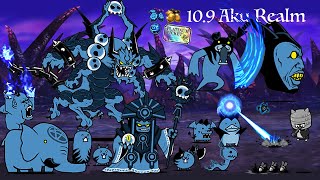 Aku Realm Wicked Axe Aku Bear Peng Behemoth Wicked Face Priest Momon Jagando Battle Cats 109 [upl. by Annorah722]