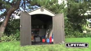 Lifetime 6405 Lifetime 8x10 Storage Shed  Epic Shed Reviews [upl. by Jade26]