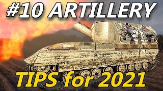 Top 10 Arty Tips amp Tricks 2021 SPG World of Tanks [upl. by Nyllewell483]