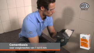 ARDEX G4 BASIC 1–6 voegmortel [upl. by Halyhs]