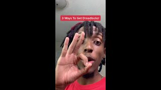 3 ways to get dreadlocks tips dreadlocks dreadteacher [upl. by Kcirddes]