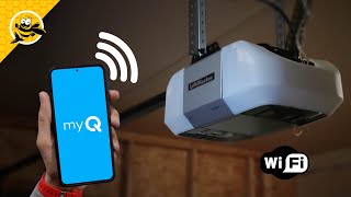 How to Connect Liftmaster Garage Door Opener to WiFi with MyQ app [upl. by Nimaj941]