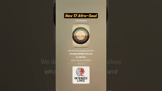 Nov 17 Afro Soul [upl. by Naanac]