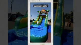 The best inflatables Waterslides in California waterslide summer jumpers fun [upl. by Alel]