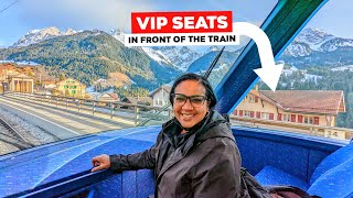 Goldenpass Panoramic VIP Seats  Most Unique Train In Switzerland [upl. by Alastair]