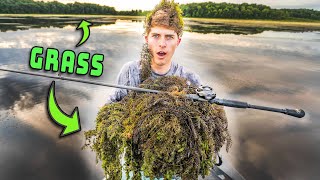 GRASS Fishing For Bass How To Catch Fish In Weeds [upl. by Reinhardt]