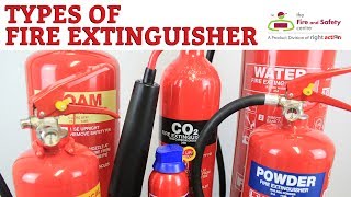 Types of Fire Extinguisher and Their Uses [upl. by Stich]