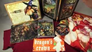 PS3 Dragons Crown Limited Deluxe Edition and Dengeki Special Box unboxing [upl. by Handler]