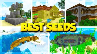 5 SEEDS for MINECRAFT 1131 Top Minecraft Update Aquatic Seeds [upl. by Harp792]