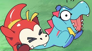 Fuecoco vs Totodile [upl. by Marinna]