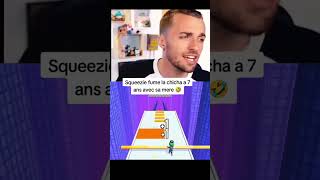 Squeezie fume la chicha a 7ans avec sa mere 🤣 [upl. by Anifled]