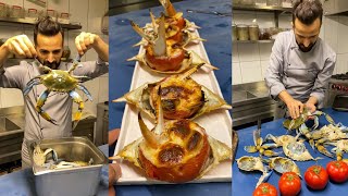 CRAZY CRAB FROM TURKEY  By chef faruk GEZEN [upl. by Ardnaxila]