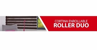 Como instalar una cortina Roller Duo marca Reggia [upl. by Mushro]