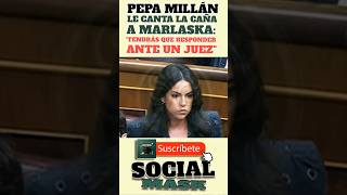 PEPA MILLÁN le canta la CAÑA a MARLASKA quotTendrás que RESPONDER antes un JUEZquot 👨‍⚖️ [upl. by Neddy389]