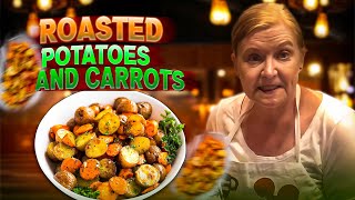 Simple Roasted Potatoes and Carrots  Diana Kitchen in Denver  Ep282 [upl. by Ecirtap]