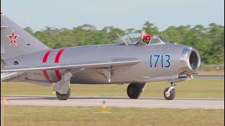 MiG17 Fresco aerobatic demonstration [upl. by Sidoon946]