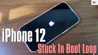 iPhone 12 Stuck In a Boot Loop Heres How to Get Out of Infinite Reboot Loop [upl. by Eikcid]