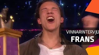 Frans om att vinna Melodifestivalen 2016 [upl. by Gaul422]