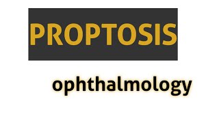 proptosis  causes  management  ophthalmology  English [upl. by Enneles]