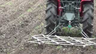 Eggen mit Yanmar YM1510D Harrowing with Yanmar1510D HD [upl. by Haeel]