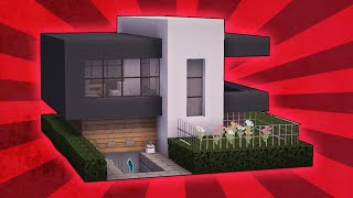 Minecraft How To Build A Small Modern House Tutorial 21 [upl. by Odraner]