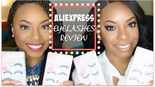 Aliexpress Eyelashes Review  Ardell Demi Wispies Dupe [upl. by Atorod]