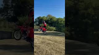 110 pit bike jump [upl. by Torrance72]