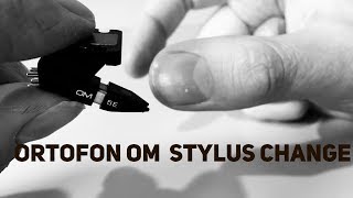 Ortofon OM5E Stylus Replacement [upl. by Gridley469]