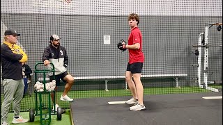 Changeup work with Maryville University RHP [upl. by Aip]