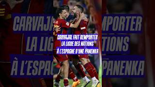 Dani Carvajal fait remporter la Ligue des Nations à l’Espagne d’une Panenka [upl. by Elleral]