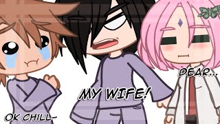 She’s my WIFE  Sasusaku  Gacha Club Thanks for 1k 💕 [upl. by Eiba]