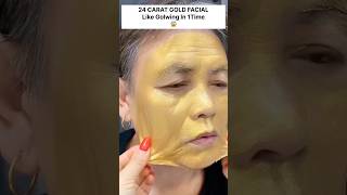 Parlour Like Golden Facial At HomeGet Glowing SkinRemove Dark Spots amp Pimple skin beauty shorts [upl. by Mylor]