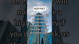 An employer will not provide a higher salary if you do not ask as they may assume you shorts [upl. by Miun]